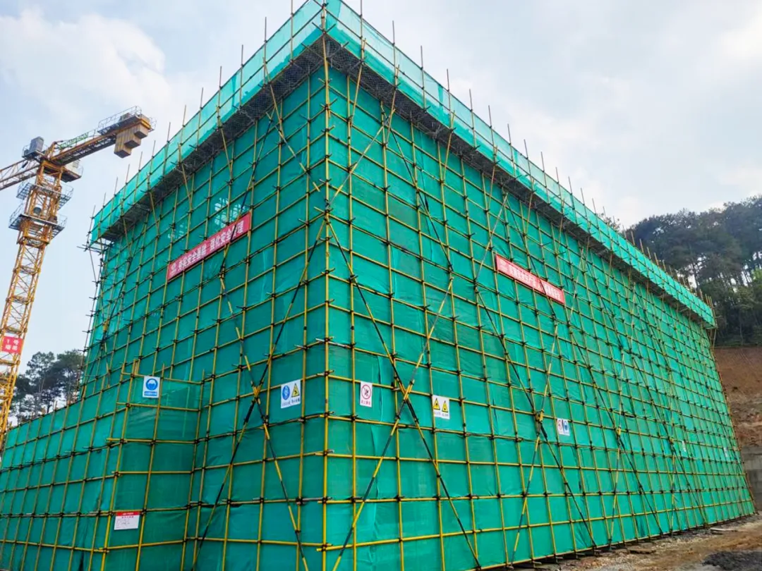 景东国防动员训练演练扩建项目主体结构封顶